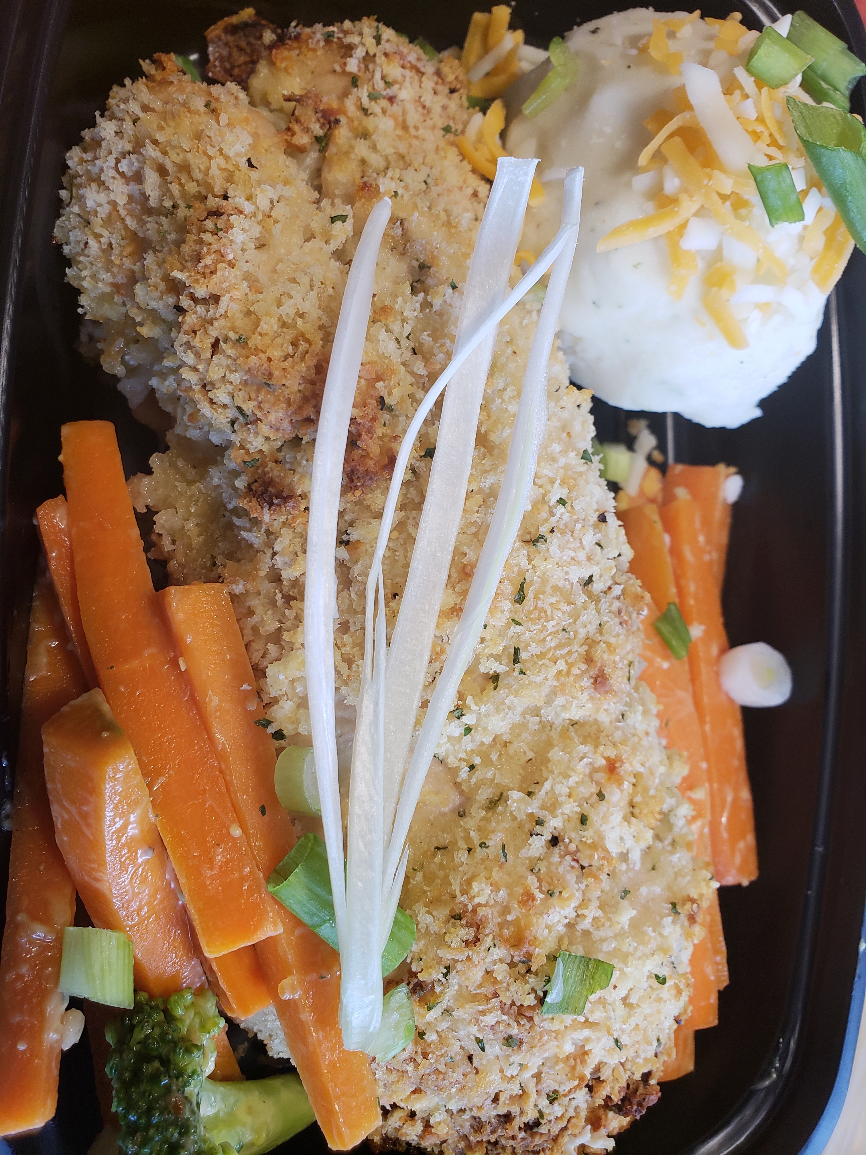 Crusted Chicken and Sides