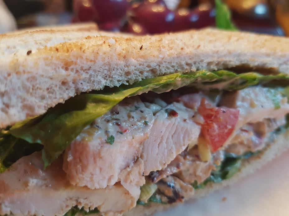 Mediterranean Chicken Salad Sandwich
