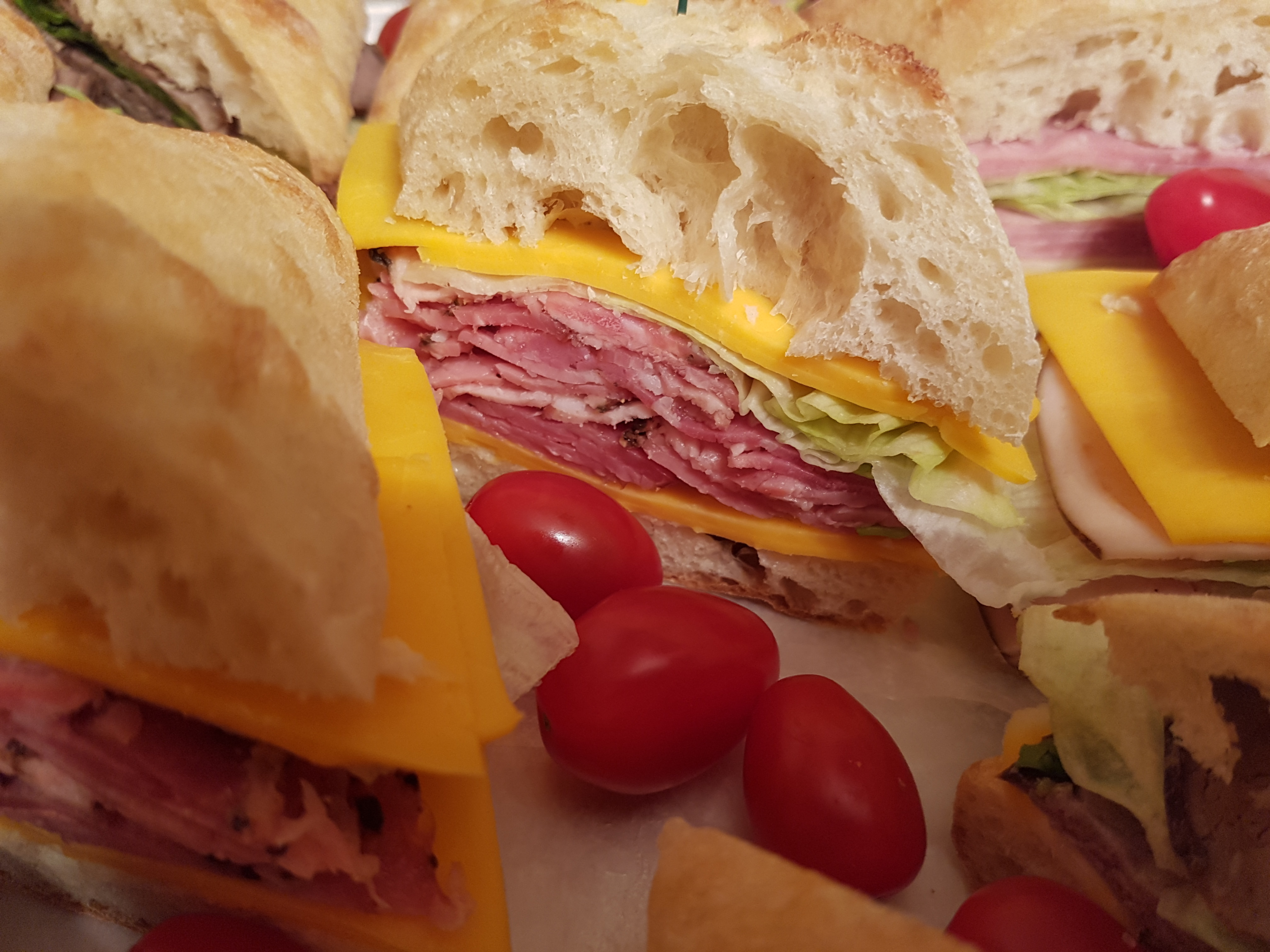 Montreal Smoked Meat and Cheddar Sandwich