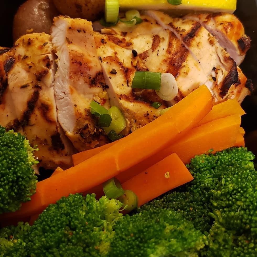 Grilled Chicken Dinner